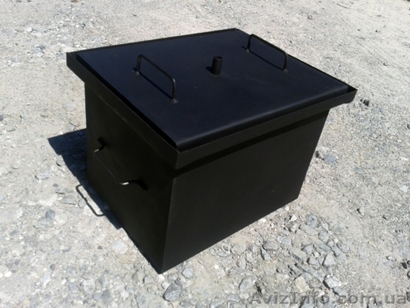 Коптильня с гидрозатвором малая (окрашенная термостойкой краской) - <ro>Изображение</ro><ru>Изображение</ru> #3, <ru>Объявление</ru> #1276205