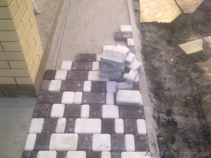 Укладка тротуарной плитки  d Харькове - <ro>Изображение</ro><ru>Изображение</ru> #3, <ru>Объявление</ru> #1280556