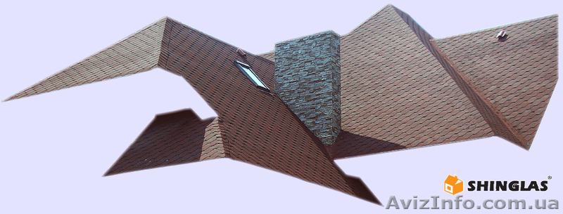Битумная многослойная черепица Шинглас от 135,00 грн. - <ro>Изображение</ro><ru>Изображение</ru> #4, <ru>Объявление</ru> #1299962