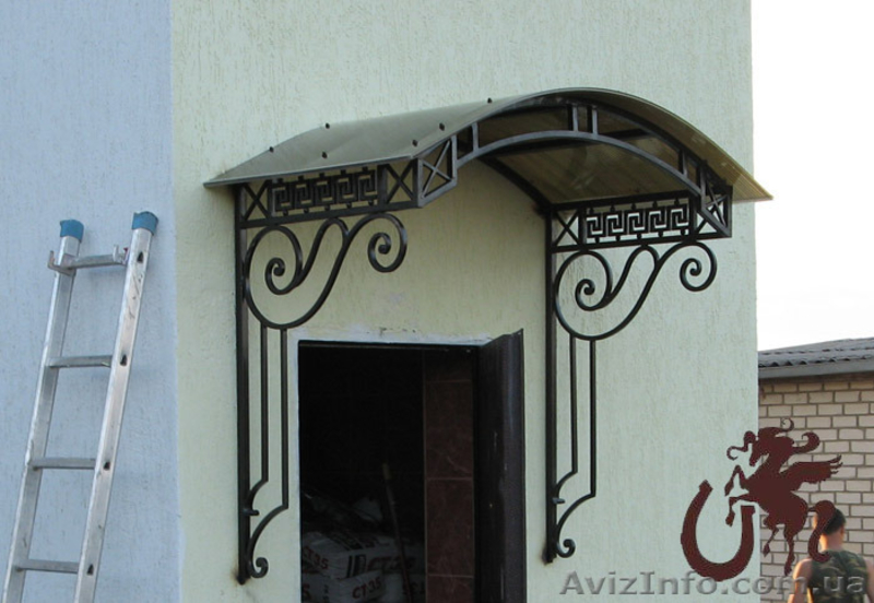 Кованые козырьки над входом - <ro>Изображение</ro><ru>Изображение</ru> #6, <ru>Объявление</ru> #1318410