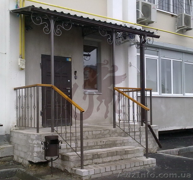 Кованые козырьки над входом - <ro>Изображение</ro><ru>Изображение</ru> #7, <ru>Объявление</ru> #1318410
