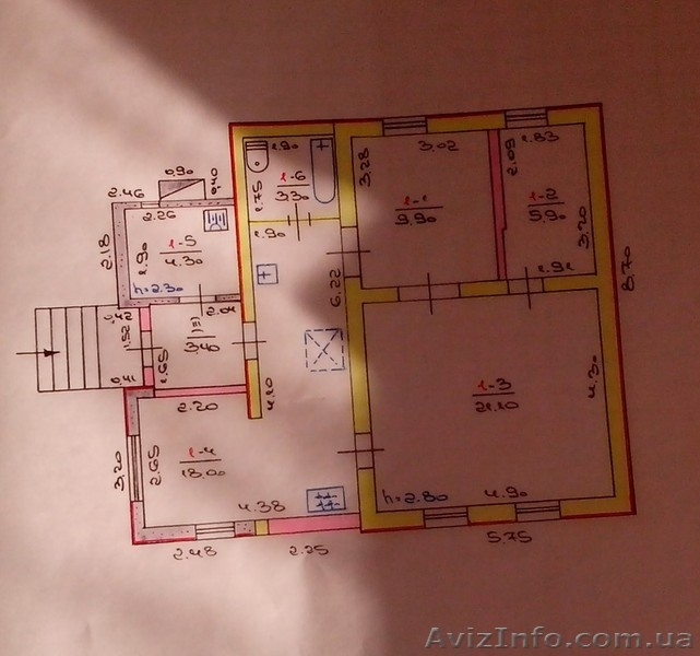 Продам  жилой дом в с.Р.Тишки общ.площ. 70м. - <ro>Изображение</ro><ru>Изображение</ru> #3, <ru>Объявление</ru> #1349607