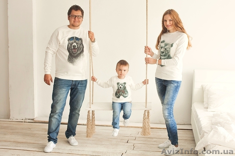 Свитшоты. Комплект кофт для мамы и ребенка Family look. - <ro>Изображение</ro><ru>Изображение</ru> #3, <ru>Объявление</ru> #1358070