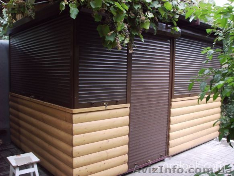 Установка роллет на беседку. Харьков, харьковская область.  - <ro>Изображение</ro><ru>Изображение</ru> #3, <ru>Объявление</ru> #1372453