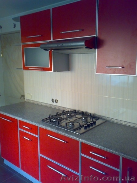 Кухни "Полина" Фасады ЛДСП Кроно в алюминиевом профиле - <ro>Изображение</ro><ru>Изображение</ru> #4, <ru>Объявление</ru> #1371978