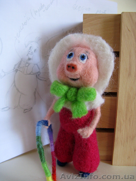 Фея-Ангел из шерсти (ручная работа - handmade) - <ro>Изображение</ro><ru>Изображение</ru> #6, <ru>Объявление</ru> #1378250