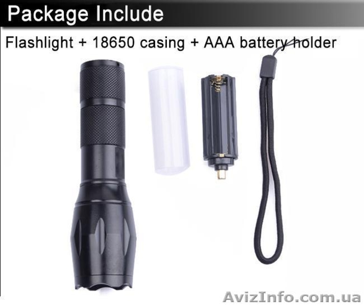 Продам сверхяркий светодиодный ручной фонарик cree XML-T6 2000 люмен - <ro>Изображение</ro><ru>Изображение</ru> #4, <ru>Объявление</ru> #1390379