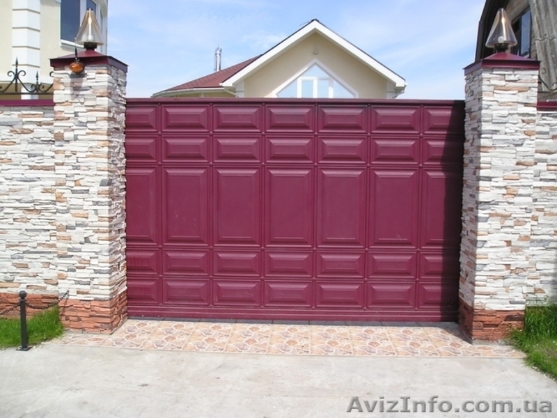 Стальные филенчатые ворота «шоколадка» заказать в Харькове и Харьковской области - <ro>Изображение</ro><ru>Изображение</ru> #3, <ru>Объявление</ru> #1450684