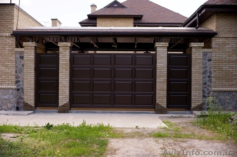 Стальные филенчатые ворота «шоколадка» заказать в Харькове и Харьковской области - <ro>Изображение</ro><ru>Изображение</ru> #5, <ru>Объявление</ru> #1450684