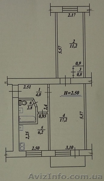 Продам 2 ком. квартиру ул.Танкопия 31/3 - <ro>Изображение</ro><ru>Изображение</ru> #8, <ru>Объявление</ru> #1490367