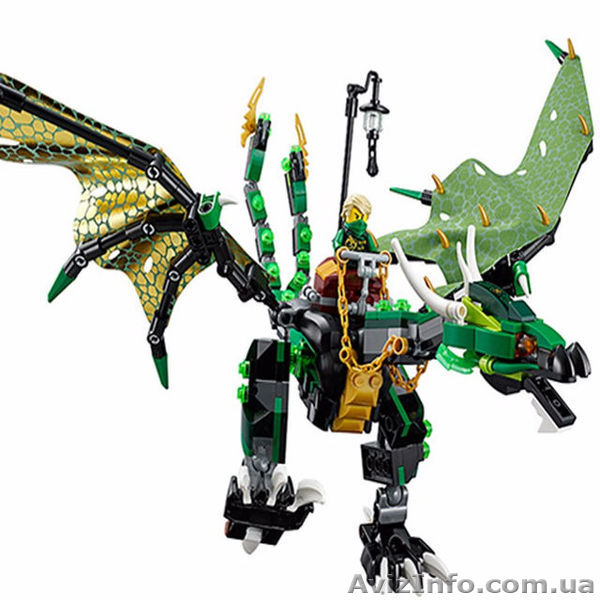 Конструктор дракон Ллойда. Отличное качество. Лего ниндзяго, ниндзя-го - <ro>Изображение</ro><ru>Изображение</ru> #3, <ru>Объявление</ru> #1515000