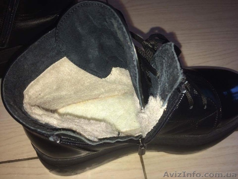 Девочки, продам зимние кожаные ботинки с набивной шерстью. - <ro>Изображение</ro><ru>Изображение</ru> #6, <ru>Объявление</ru> #1517907