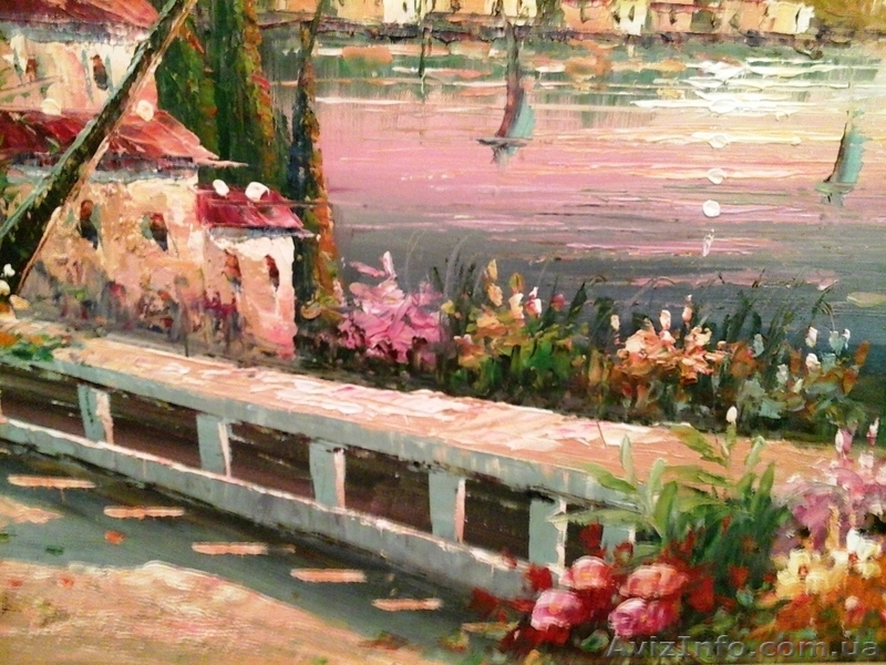 Картина маслом средиземноморье. - <ro>Изображение</ro><ru>Изображение</ru> #3, <ru>Объявление</ru> #1521391