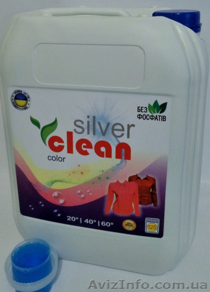 Рідкий пральний порошок Silver Clean 10l оптом і вроздріб - <ro>Изображение</ro><ru>Изображение</ru> #1, <ru>Объявление</ru> #1535765