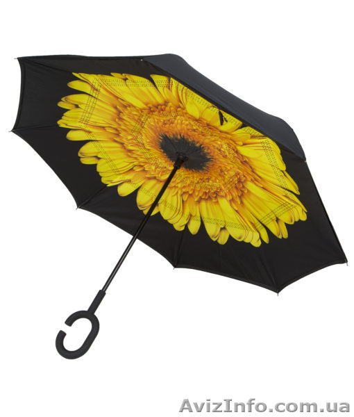 C-brella зонт обратного сложения с удобной ручкой - <ro>Изображение</ro><ru>Изображение</ru> #5, <ru>Объявление</ru> #1550883