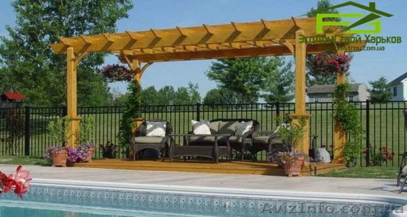 Пергола деревянная. Пергола для дома - <ro>Изображение</ro><ru>Изображение</ru> #3, <ru>Объявление</ru> #1571750