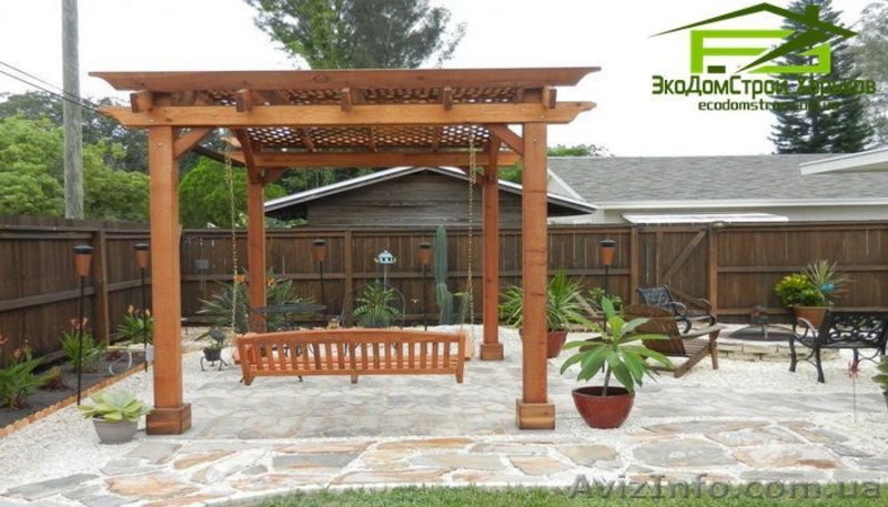 Пергола деревянная. Пергола для дома - <ro>Изображение</ro><ru>Изображение</ru> #5, <ru>Объявление</ru> #1571750