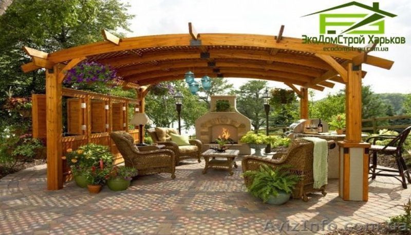 Пергола деревянная. Пергола для дома - <ro>Изображение</ro><ru>Изображение</ru> #6, <ru>Объявление</ru> #1571750