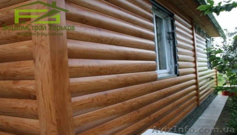 Монтаж сайдинга металлического под бревно  - <ro>Изображение</ro><ru>Изображение</ru> #4, <ru>Объявление</ru> #1571777