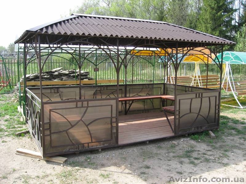 Беседка,Навес.Козырек ПоликарбонатПрофлист - <ro>Изображение</ro><ru>Изображение</ru> #7, <ru>Объявление</ru> #1577277
