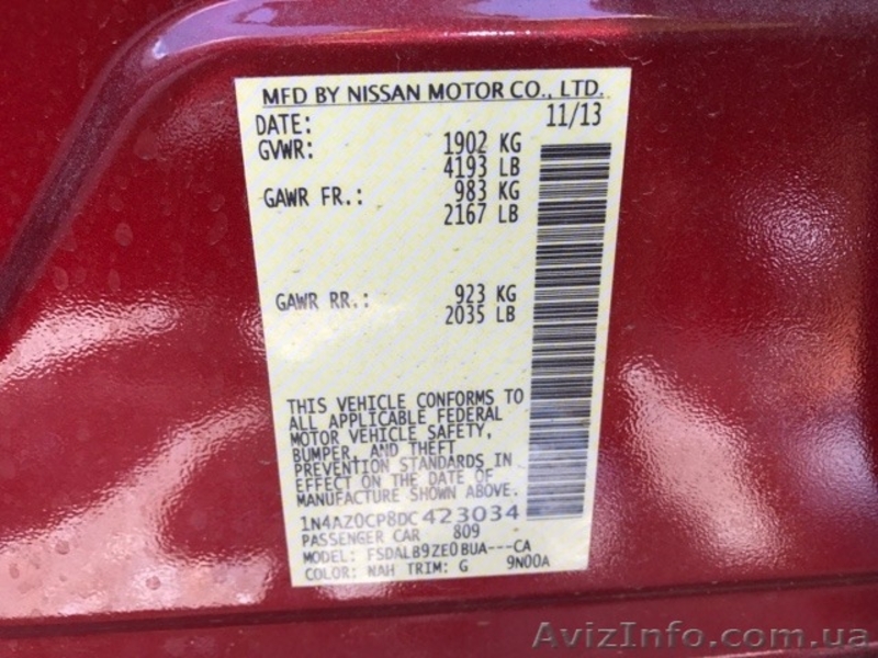 Электромобиль бу Nissan leaf - <ro>Изображение</ro><ru>Изображение</ru> #3, <ru>Объявление</ru> #1580487