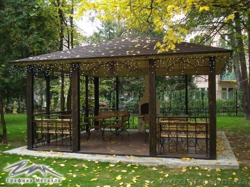 Беседка,Навес.Козырек ПоликарбонатПрофлист - <ro>Изображение</ro><ru>Изображение</ru> #9, <ru>Объявление</ru> #1577277