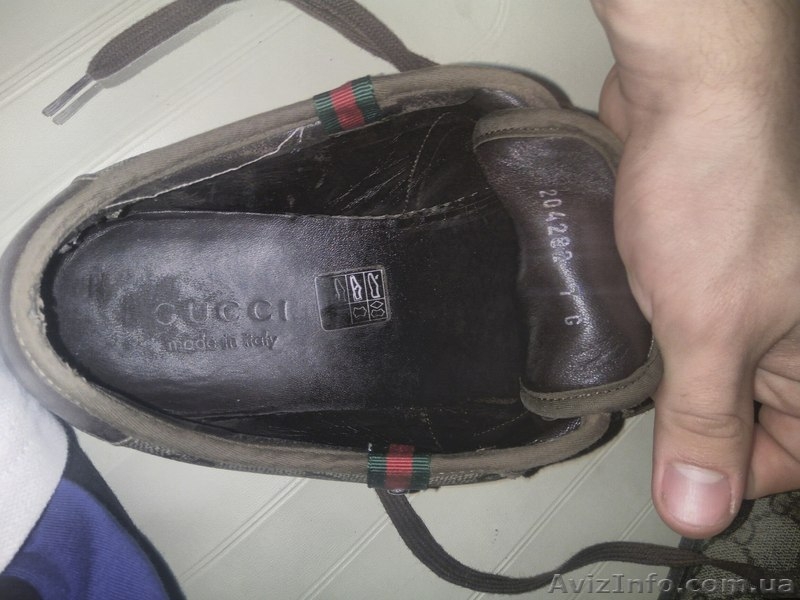 Кеды Gucci 204282 7 G (оригинал) - <ro>Изображение</ro><ru>Изображение</ru> #3, <ru>Объявление</ru> #1591912