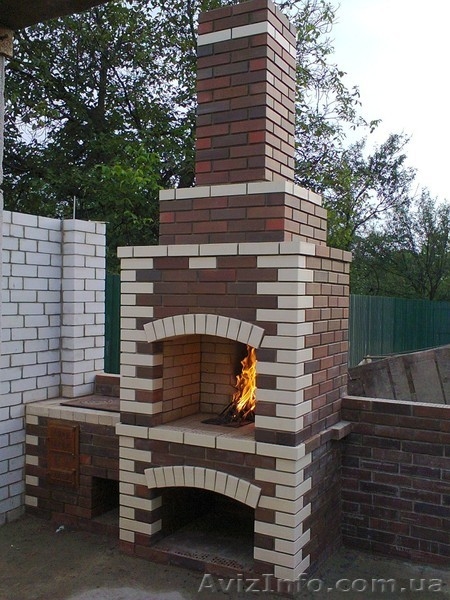 .Барбекю мангал печь камин из кирпича. Установка каминных топок... - <ro>Изображение</ro><ru>Изображение</ru> #3, <ru>Объявление</ru> #1606944
