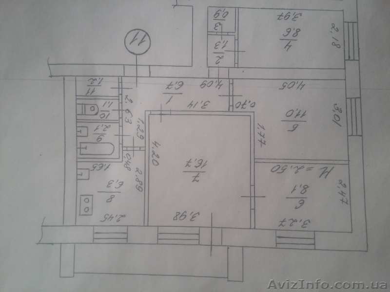 4комн.кв.3/9,ул.Познанская11А.,общ-67,кухня-9 - <ro>Изображение</ro><ru>Изображение</ru> #3, <ru>Объявление</ru> #1615202