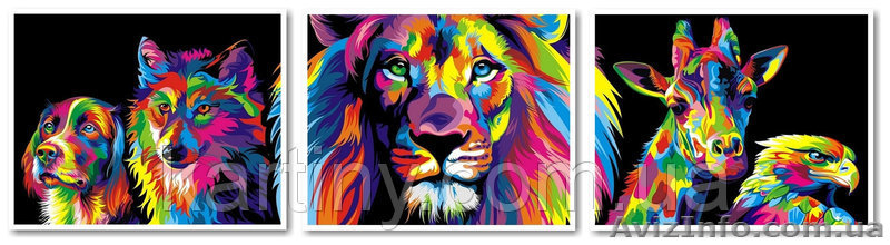 Картины по номерам 50х150см Триптихи (наборы для рисования) - <ro>Изображение</ro><ru>Изображение</ru> #6, <ru>Объявление</ru> #1129270