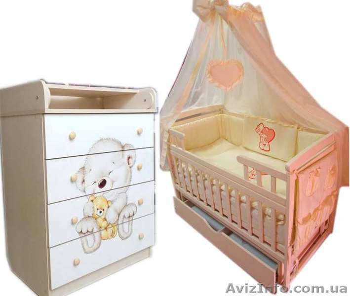 Акция! Премиум комплект! Новый! Комод, кровать, матрас, постель - <ro>Изображение</ro><ru>Изображение</ru> #3, <ru>Объявление</ru> #1624211