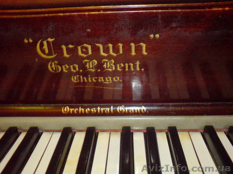 Продам антикварное американское вертикальное пианино Crown конца 19 века. - <ro>Изображение</ro><ru>Изображение</ru> #3, <ru>Объявление</ru> #1624159