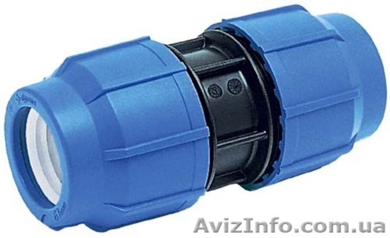 Муфты компрессионные зажимные для полиэтиленовых труб диаметром 25мм ...