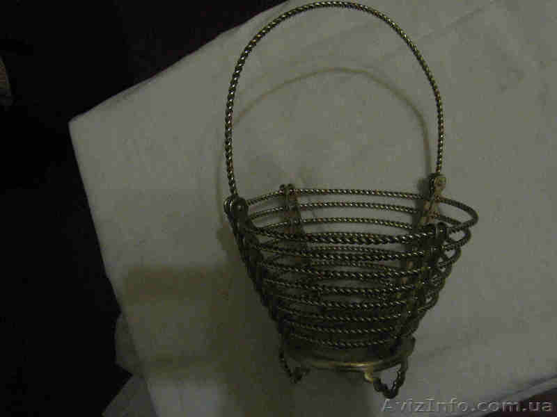 Ваза-корзинка. 1950-й год. - <ro>Изображение</ro><ru>Изображение</ru> #4, <ru>Объявление</ru> #1639377