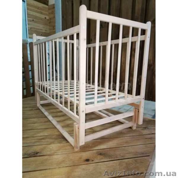 Акция! Комплект "Ласка Эко": кроватка маятник, матрас кокоc, постель 8 элементов - <ro>Изображение</ro><ru>Изображение</ru> #3, <ru>Объявление</ru> #1640113