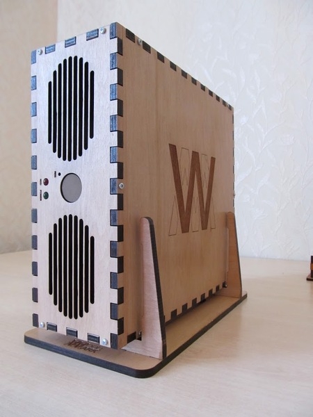 Корпус компьютера mini-ITX из дерева. WoodMark - <ro>Изображение</ro><ru>Изображение</ru> #4, <ru>Объявление</ru> #1665263