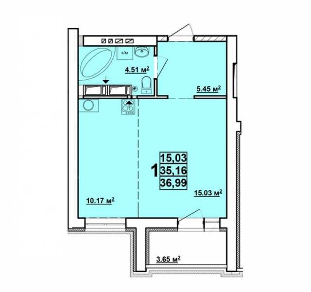 Центр! 1к квартира в ЖК Мироносицкая м.Университет - <ro>Изображение</ro><ru>Изображение</ru> #3, <ru>Объявление</ru> #1672372