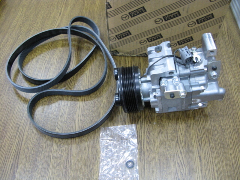 Компрессор кондиционера Mazda CX-7 (2007-2009): EGY1-61-45Z,EGY161450B - <ro>Изображение</ro><ru>Изображение</ru> #4, <ru>Объявление</ru> #599236