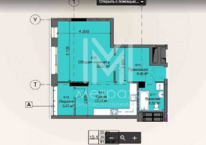 1-но комнатная квартира, метро Гагарина, ЖК Кристалл - <ro>Изображение</ro><ru>Изображение</ru> #3, <ru>Объявление</ru> #1714274
