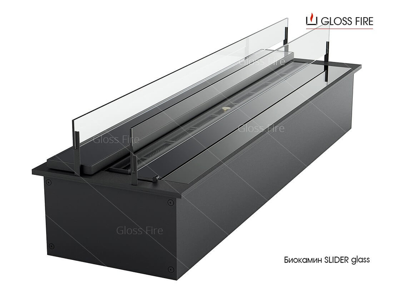 Дизайнерський біокамін Slider glass 700 Gloss Fire - <ro>Изображение</ro><ru>Изображение</ru> #3, <ru>Объявление</ru> #1742180