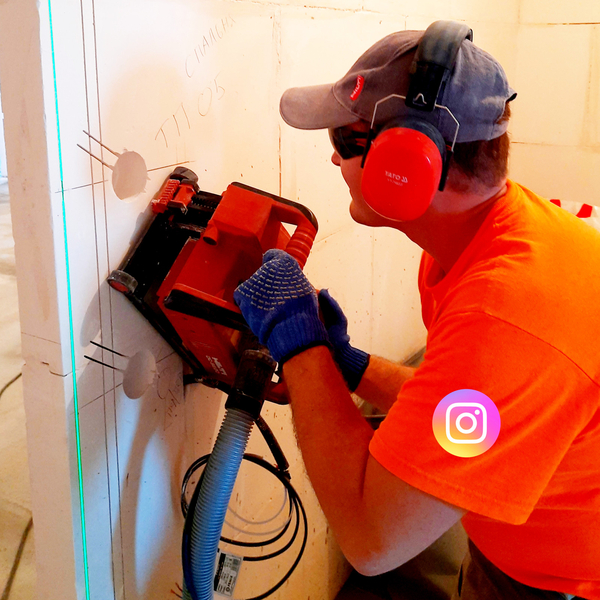 Штробление стен без пыли (штробы) Hilti с пылесосом  Харьков - <ro>Изображение</ro><ru>Изображение</ru> #3, <ru>Объявление</ru> #1732365